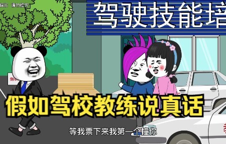 假如驾校教练说真话