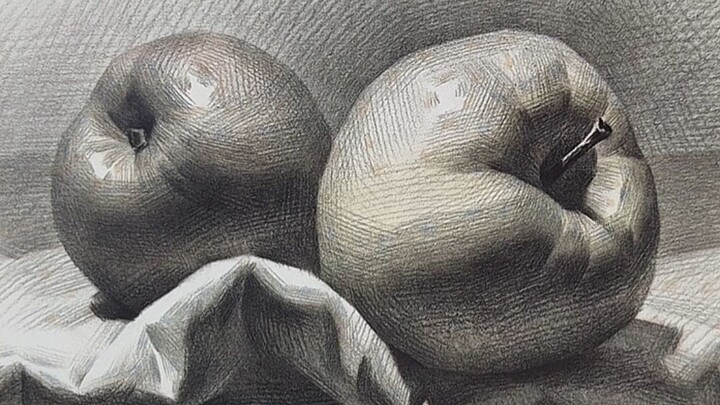 Bài tập vẽ đường nét với nhóm tĩnh vật