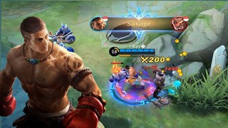 PAQUITO AGRRESSIVE + PERFECT COMBO AUTO SAVAGE | MOBILE LEGENDS