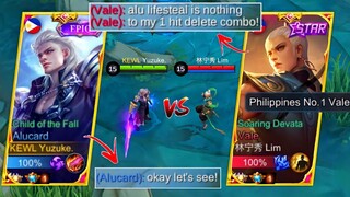 Yuzuke Vs Top 1 Philippines Vale | King of Lifesteal Vs King of Damage | Who Will Win? (Hard Match!)