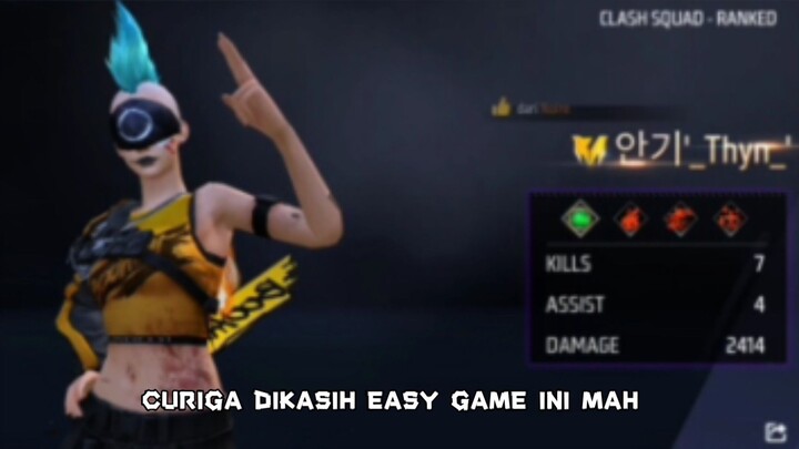 DIKASIH EASY GAME KYKNYA DARI TADI MVP TERUS WKWKW