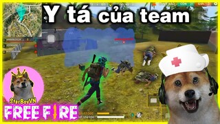 [Free Fire GNN] Gánh 3 chú Nước Ngoài leo Rank gáy cực mạnh khi Top 1 😂 | StarBoyVN