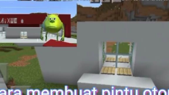 cara membuat pintu rahasia di minecraft