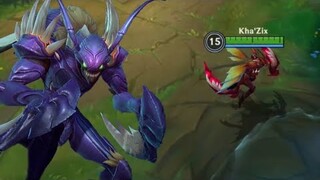 Wild Rift: New Champion Kha'Zix (Assassin) Gameplay