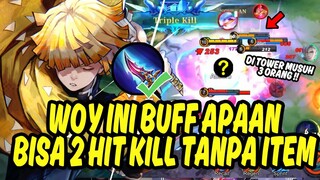 DAMAGE SEMUA SKILL DIBUFF DARI EARLY SAMPE LATE GAME, MIYA 2 HIT MATI DI MENIT AWAL " TANPA ITEM "