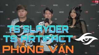 Mai Dora Phỏng Vấn Slayder & Artifact Sau Trận Tranh Hạng Ba Của Team Secret vs Cerberus Esports