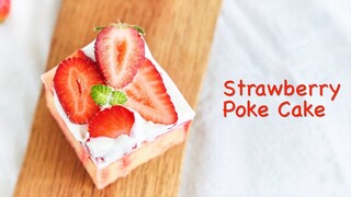 Strawberry Poke cake