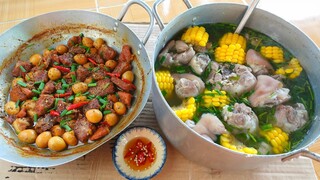 Mừng Mẹ Ra Chòi • Giò Heo Hầm Bắp, Sườn Kho Trứng Cút | MTQH