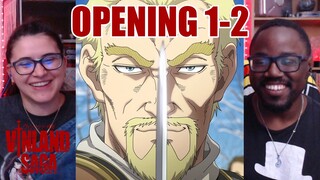 VINLAND SAGA OPENING 1-2 REACTION | Anime OP Reaction