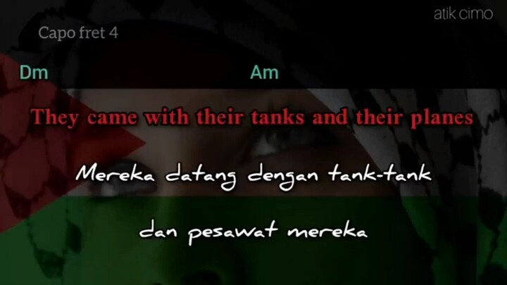 Gaza tonight lirik bahasa Inggris dan indon