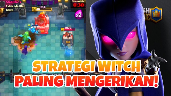 SERANGANNya WITCH TAK TERHENTIKAN! - Clash Royale