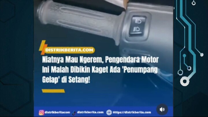 penumpang gelap di motor