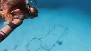 海底竟出现如此浑沌不堪一幕！潜水小姐姐们无不面露难色！