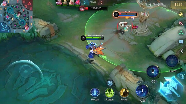 Eudora First blood no item trick