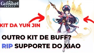 HABILIDADES DA YUN JIN  - BUFF + BUFF!! ESSA ERA PARA SER A SUPORTE DO XIAO?  - GENSHIN IMPACT