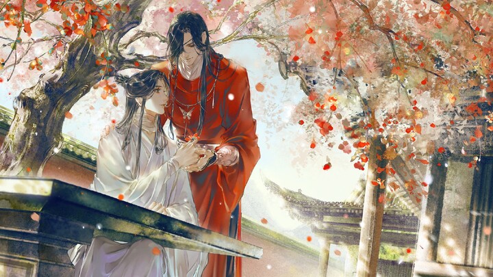 【天官赐福｜花城x谢怜】悦神·为你明灯三千 为你花开满城