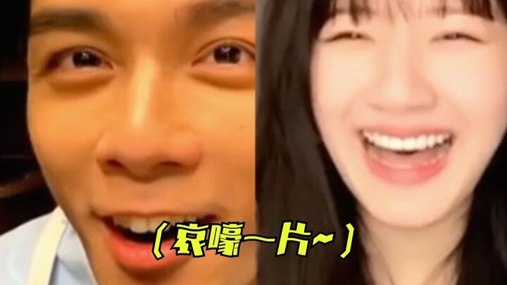 Phản ứng cười bò khi Ngô Lôi và Triệu Lộ Tư xem phim cùng nhau