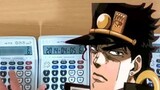 Play "JoJo Stardust Fighters" Jotaro's execution song "スターダストクルセイダース" on 5 calculators