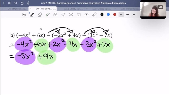 加减多项式 Adding and Subtracting Polynomials