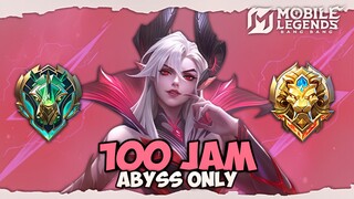 100 Jam Mobile Legends tapi Abyss Revamp Only