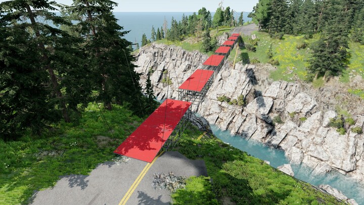 Which guy could possibly resist this minimalist-style grand bridge?