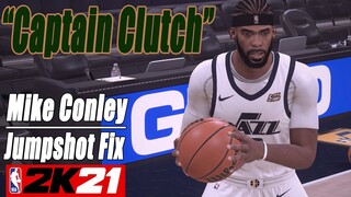 Mike Conley Jumpshot Fix NBA2K21 with Side-by-Side Comparison