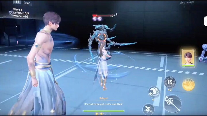 God of Tides Rafayel Battle