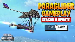 ROS SEASON 9 *NEW* Paraglider Gameplay! (Rules of Survival)