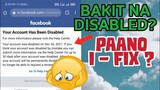 PAANO I - RECOVER ANG NA DISABLED ACCOUNT SA FACEBOOK NGAYONG 2022