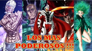 NIVELES de PODER de los HEROES Clase S 😱💪 Arco ASOCIACIÓN de MONSTRUOS || One Punch Man TOP 2022