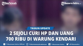 Polisi Tangkap 2 Sejoli Curi HP dan Uang 700 Ribu di Warung Kendari Sulawesi Tenggara