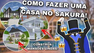 TUTORIAL COMO FAZER UMA CASA NO SAKURA! 😱 (PARTE 1) | Sakura School Simulator