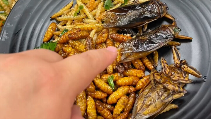 Ẩm thực Thái Lan: Vạn vật đều chiên giòn – Chợ đêm miền quê chiên mọi thứ