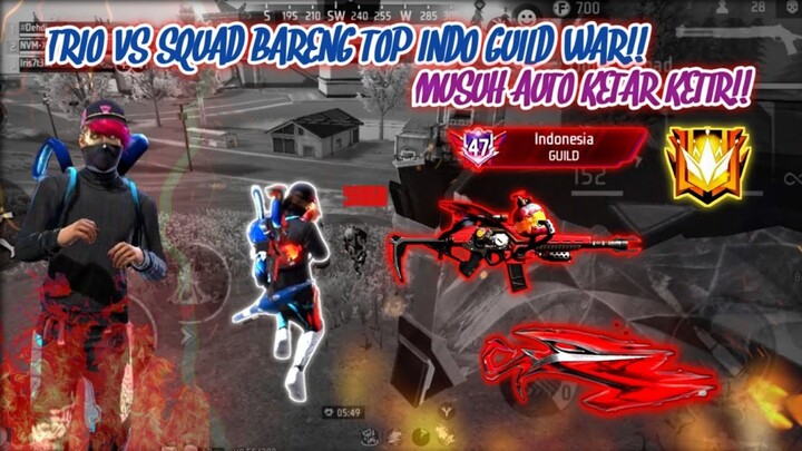 TRIO VS SQUAD MALAH DI TINGGAL TEMEN SENDIRIAN !!
