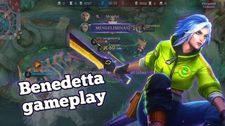 Gameplay benedetta mobile legends - sanemon