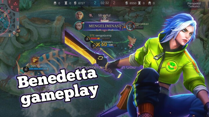 Gameplay benedetta mobile legends - sanemon
