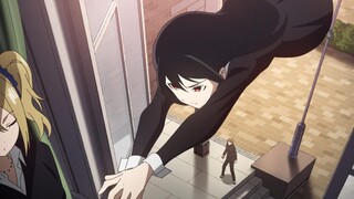 "Second floor, Kaguya just jumped up there like that!?"