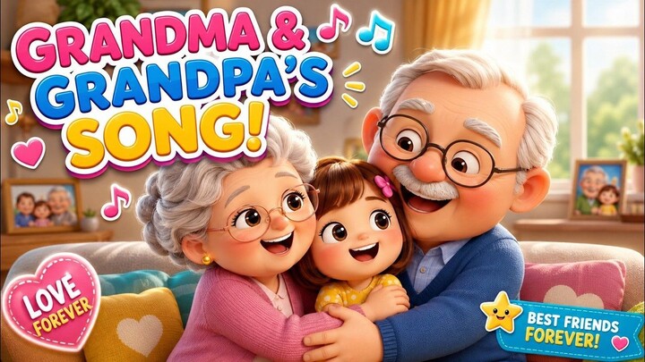 👵👴Grandparents Song  👵👴 | I Love Grandma & Grandpa | Family Song | Nursery Rhyme for Kids