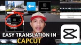 HOW TO EDIT TRANSLATION IN CAPCUT EASY TUTORIAL | TAGALOG