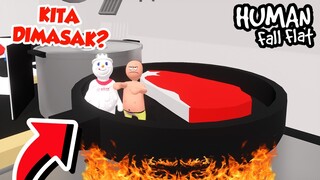 DRAMA DUO LETOY JADI KOKI GADUNGAN PALING NGAKAK DI HUMAN FALL FLAT!!!