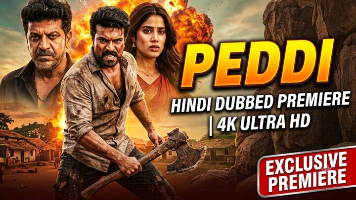 Peddi (2026) New Released South Blockbuster Hindi Dubbed Movie | Ram Charan, Janhvi Kapoor |