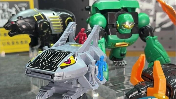 中古垃圾百兽战队玩具，牙吠力王