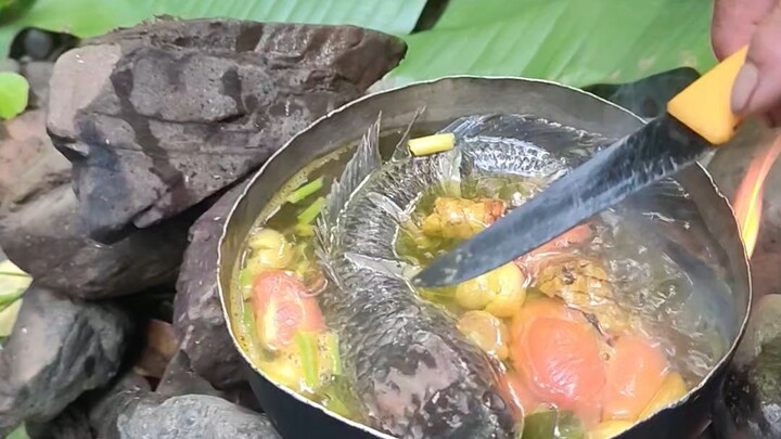 หม้อไฟต้มยำ กลางป่า #หาอยู่หากินตามธรรมชาติ