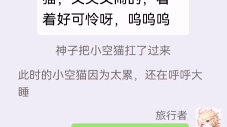 【原神】被带到一心净土的猫猫空，收到两位大姐姐的运动