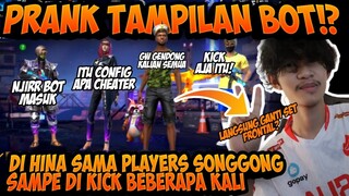 PRANK GLOBAL TAMPILAN BOT DI KICK BERKALI KALI AUTO JADI FRONTAL!! - GARENA FREEFIRE