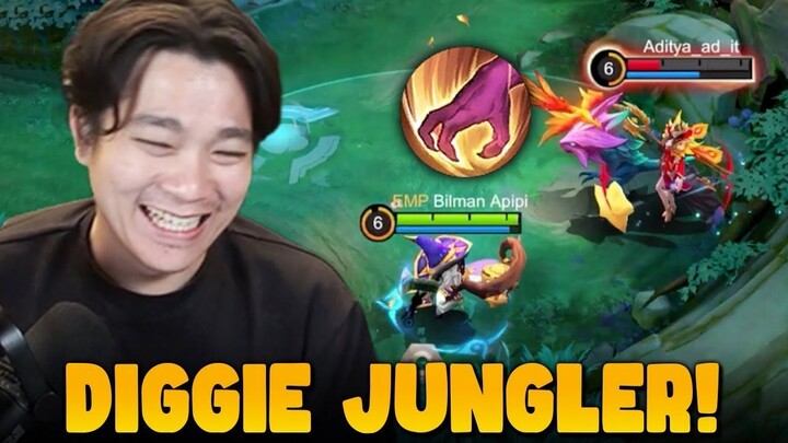 Challenge Diggie Jungler, Ini Hero Kuat Banget!! - Mobile Legends