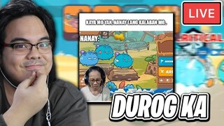 KAYA MO YAN NANAY LANG KALABAN MO | Axie Plays of the weak #4 (Live Replay)