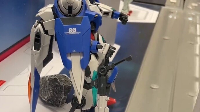 What trendy toy stores have you seen with outrageous Gundam exhibits?