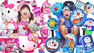 Hà Sam Đại Chiến Đồ Doraemon Và Đồ Hello Kitty - Toàn Đồ Siêu Đẹp