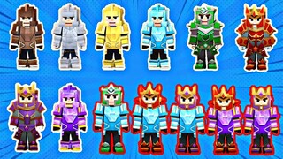 🔴POWER OF ALL ARMOR IN SKYBLOCK BLOCKMAN + TOP 5 MIX GEAR IN SKYBLOCK (REUPLOAD)